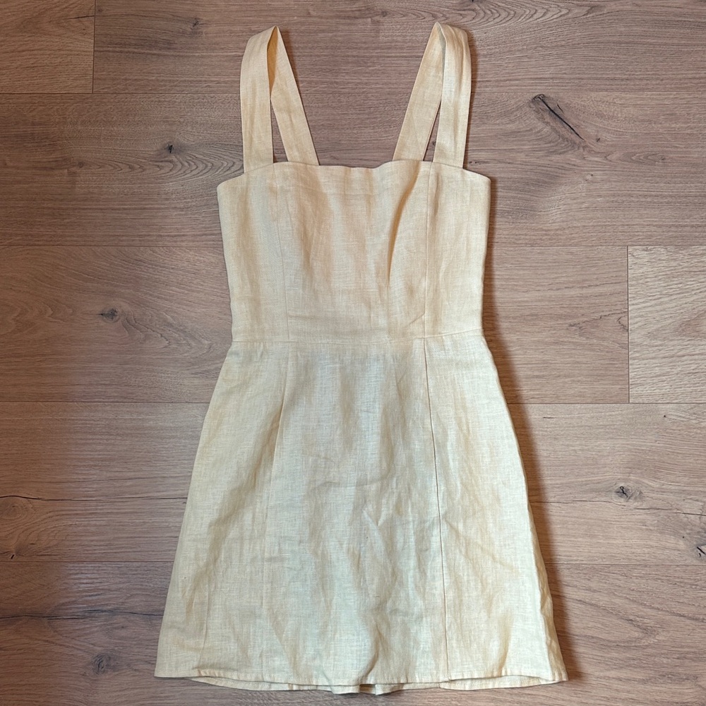 Reformation Brigitte Linen Dress